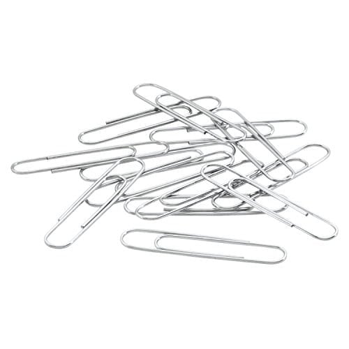 ACCO Kağıt Klipleri, Jumbo, Pürüzsüz, Ekonomi, 10 Kutu, 100/Kutu (72580),Gümüş