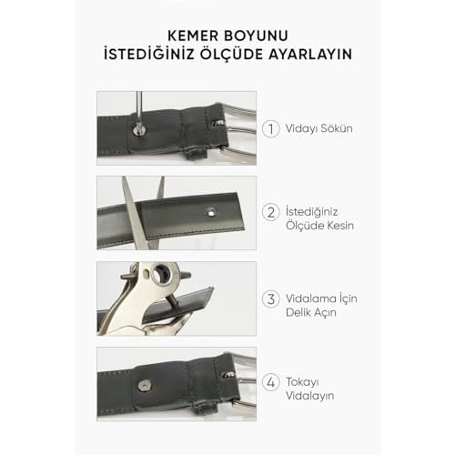 AC&Co/Altınyıldız Classics Casual Suni Deri Kemer