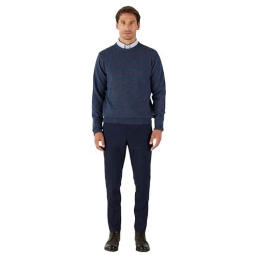 AC&Co/Altınyıldız Classics Standart Fit Normal Kesim Bisiklet Yaka Jakarlı Triko Kazak