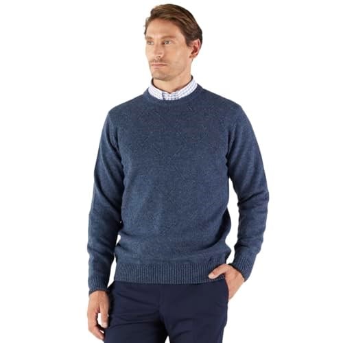 AC&Co/Altınyıldız Classics Standart Fit Normal Kesim Bisiklet Yaka Jakarlı Triko Kazak