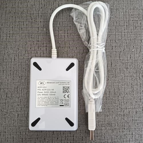 ACR122U NFC Okuyucu Yazıcısı + 5 ADET Ntag213 NFC Etiketi + Ücretsiz Yazılım