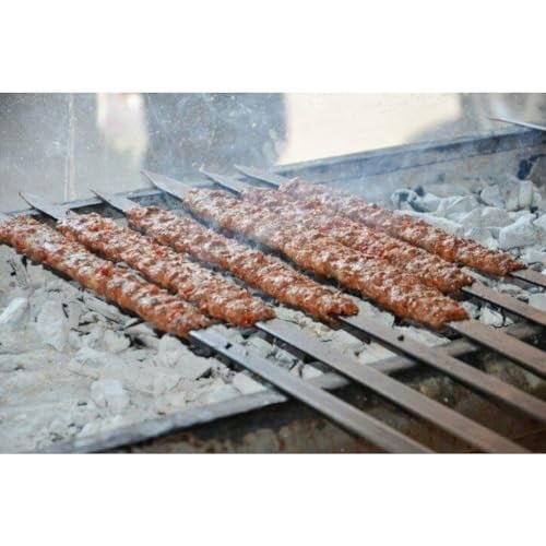 Adana Kebap Şiş Silme Demir 70cm Uzunluk 3mm Kalınlık (10 Adet)