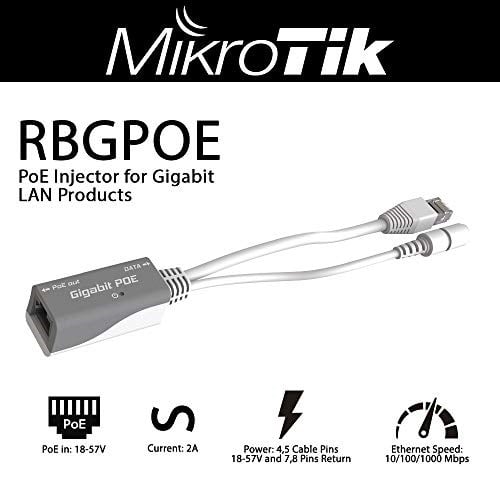 Adaptör Poe Pasif MIKROTIK GPOE Gigabit/Tutucu 9-48 V RBGPOE