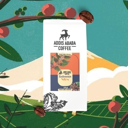 Addis Ababa Coffee - 6X100 gr Dünya Kahveleri/Santos, Endonezya, Sidamo, Yirgacheffe, Guatemala (Filtre Kahve)