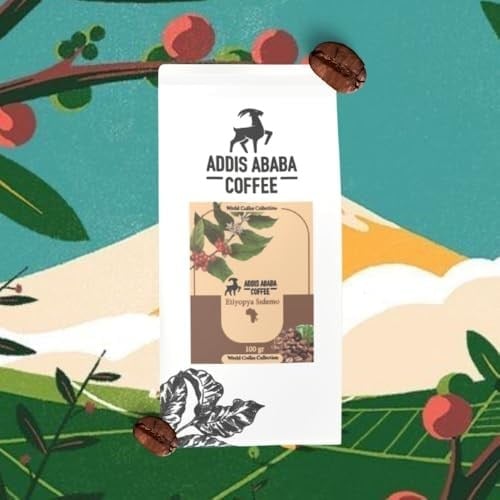 Addis Ababa Coffee - 6X100 gr Dünya Kahveleri/Santos, Endonezya, Sidamo, Yirgacheffe, Guatemala (Filtre Kahve)