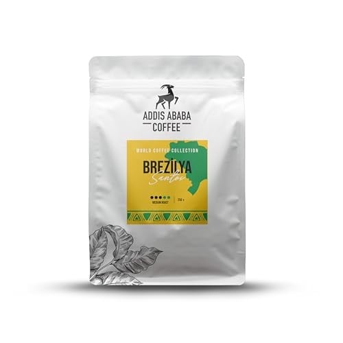 Addis Ababa Coffee - Brazil Santos 250 Gr. Dünya Kahvesi (Kavrulmuş Çekirdek)
