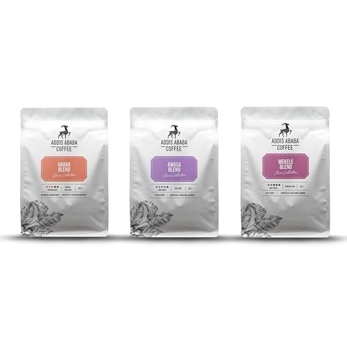 Addis Ababa Coffee - Etiyopya 3lü Kahve Deneme Seti 750 Gr. (Moka Pot)