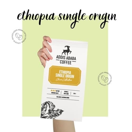 Addis Ababa Coffee - Etiyopya Single Origin 250 Gram & V60 Dripper (Filtre Kahve)