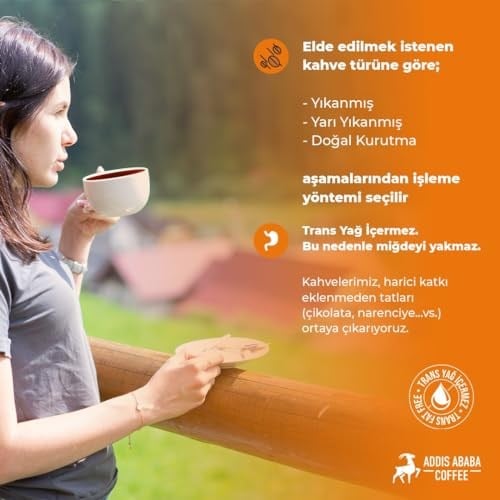 Addis Ababa Coffee - Harar Blend Kahve 1000 Gr. (Kavrulmuş Çekirdek)