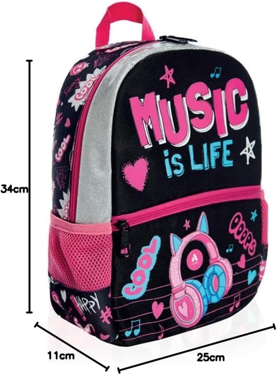 ADEL Junior Mini Çanta, Music is Life