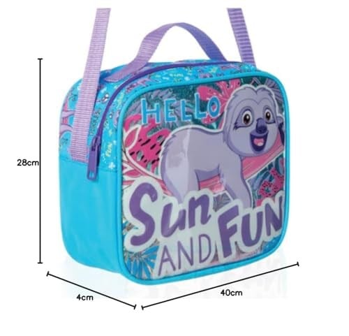 ADEL Kids Beslenme Çantası, Hello Sloth, PVC