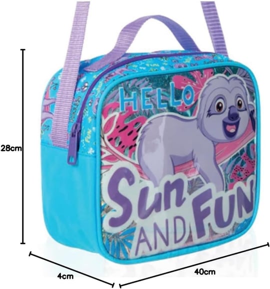 ADEL Kids Beslenme Çantası, Hello Sloth, PVC