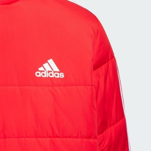 adidas 3-Stripes Padded Jacket Kids, Better Scarlet, 7-8 Yaş