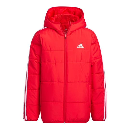 adidas 3-Stripes Padded Jacket Kids, Better Scarlet, 7-8 Yaş