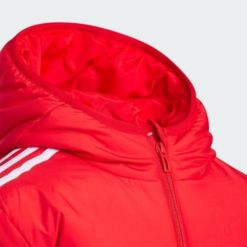 adidas 3-Stripes Padded Jacket Kids, Better Scarlet, 7-8 Yaş