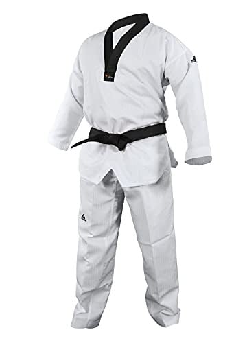 adidas Adi Start II Siyah V Yaka Siyah Kuşak Tekvando Dobok Üniforma