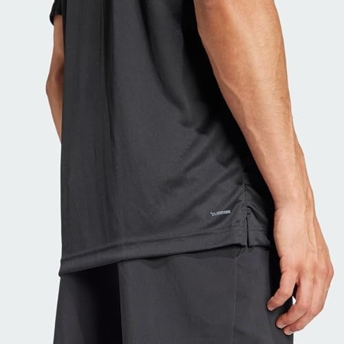 adidas Club 3Str Tee Erkek Tenis Tişörtü JG0978 Siyah