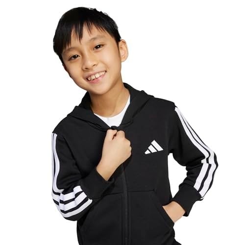 adidas Erkek Çocuk 3 Stripes Fleece Ceket, TYCC950E86C41EF3038CCAF00