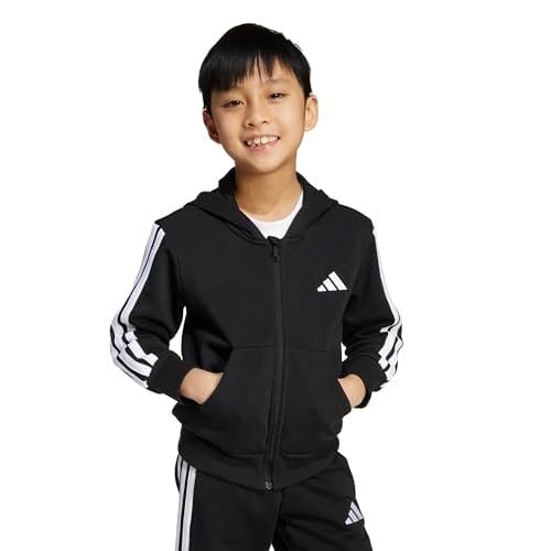 adidas Erkek Çocuk 3 Stripes Fleece Ceket, TYCC950E86C41EF3038CCAF00