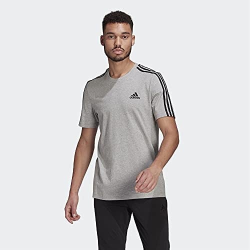 adidas Erkek M 3S SJ T Essentials 3 Bantlı Tişört