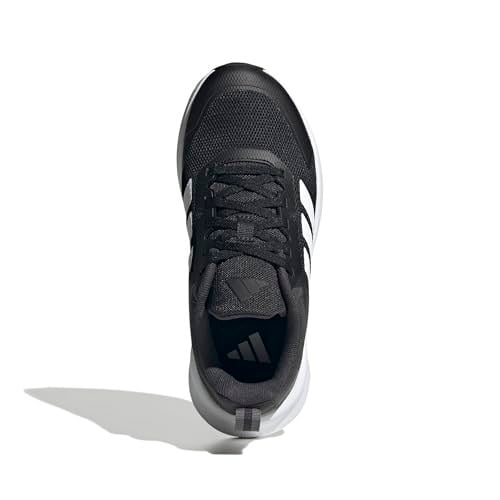 adidas FortaRun 4.0 J Unisex Çocuk Ayakkabı Düşük Taban (Futbol Dışı), core black/ftwr white/carbon, 37 1/3