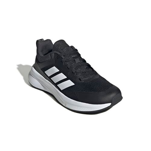 adidas FortaRun 4.0 J Unisex Çocuk Ayakkabı Düşük Taban (Futbol Dışı), core black/ftwr white/carbon, 37 1/3