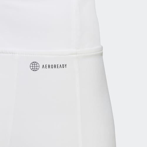 adidas Kadin Club Pleatskirt Etek, White, L