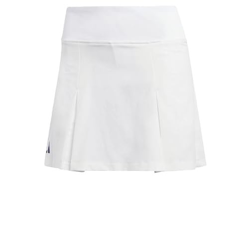 adidas Kadin Club Pleatskirt Etek, White, L
