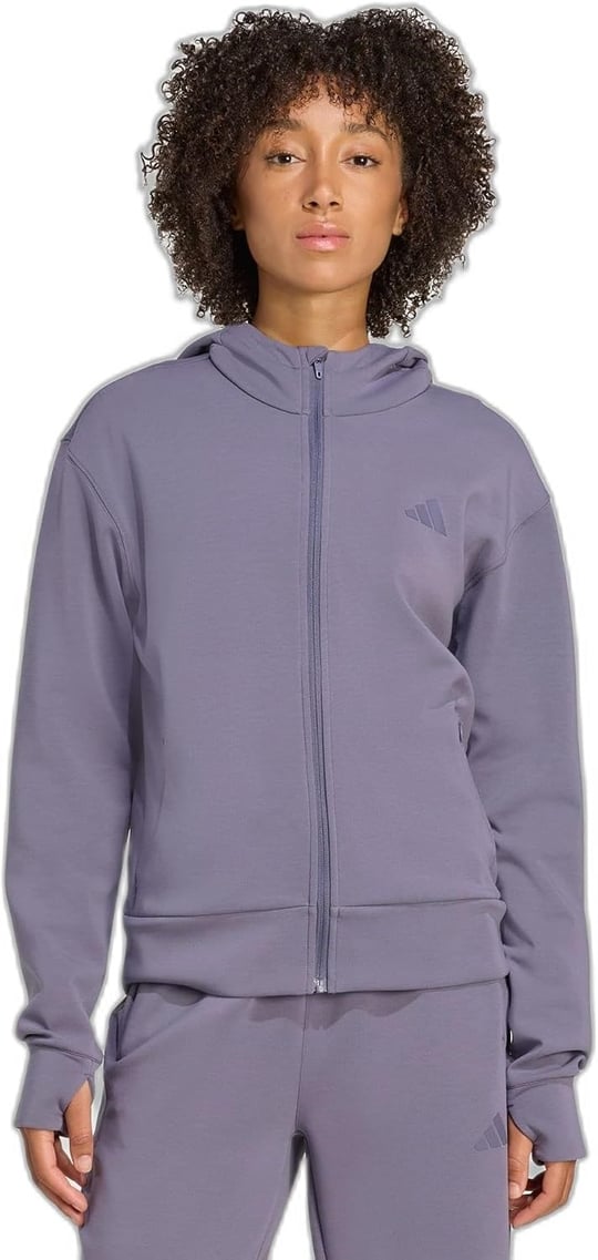 adidas Kadın Mor Ceket D4T FZ HOODIE JX7310