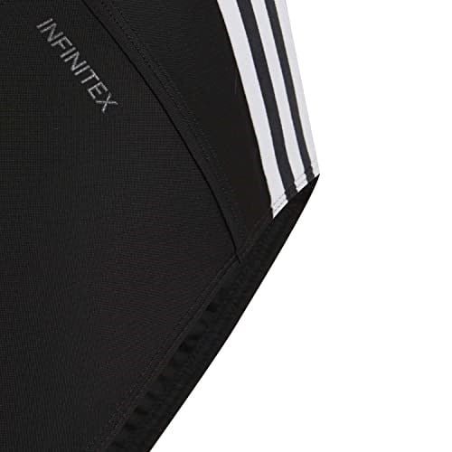 adidas Kiz Çocuk Fit Suit 3S Y Mayo, Black/White