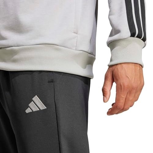 adidas M 3S FT TT TS Eşofman Takımı Gri JI8876 Gri XS