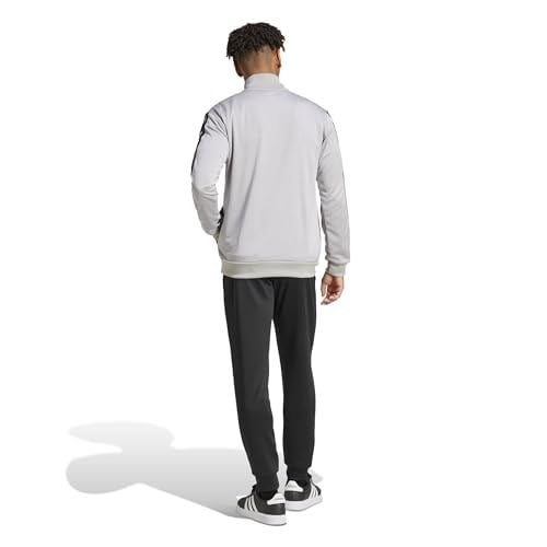 adidas M 3S FT TT TS Eşofman Takımı Gri JI8876 Gri XS