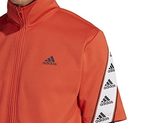 adidas M Short Ts Tt Erkek Günlük Kısa Kollu Ceket IB8414 Turuncu