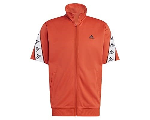 adidas M Short Ts Tt Erkek Günlük Kısa Kollu Ceket IB8414 Turuncu