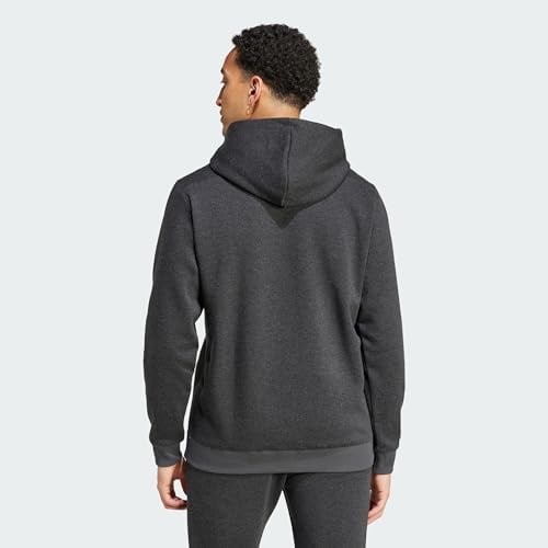 adidas Mel Erkek Siyah Kapüşonlu Sweatshirt, XL