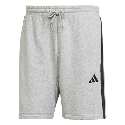 adidas Mens Essential 3-Stripes Fransız Terry Şort
