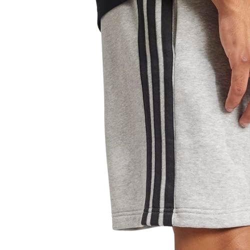adidas Mens Essential 3-Stripes Fransız Terry Şort
