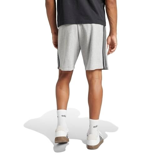 adidas Mens Essential 3-Stripes Fransız Terry Şort