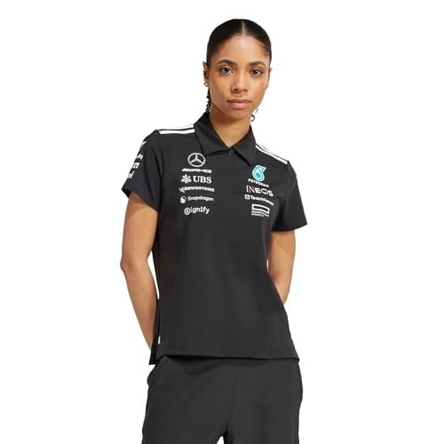 adidas MERCEDES - AMG PETRONAS FORMULA ONE TEAM BLACK POLO WOMEN
