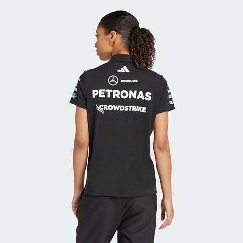 adidas MERCEDES - AMG PETRONAS FORMULA ONE TEAM BLACK POLO WOMEN