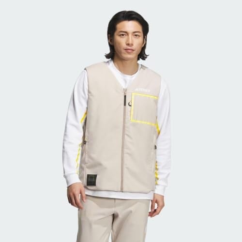 adidas National Geographic Vest Erkek Outdoor Su Tutmaz Yelek IL8993 Krem