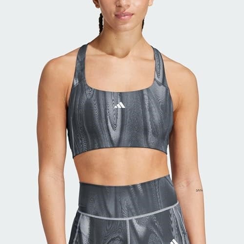 adidas Powerimpact Training Medium-Support 3-Stripes Kadın Büstiyer