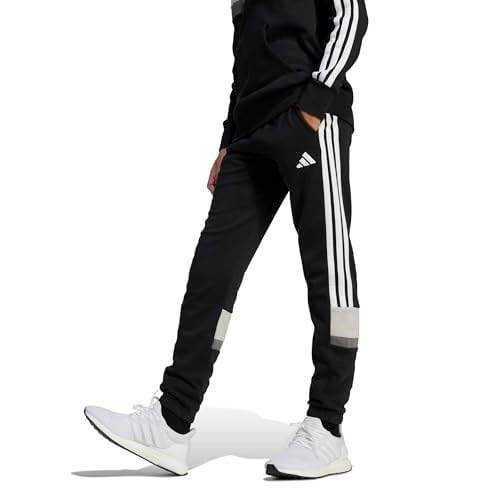 adidas Seasonal Essentials Tiberio 3 çizgili Çocuk Eşofmanı JC7486, siyah-beyaz, 7-8 Yaş