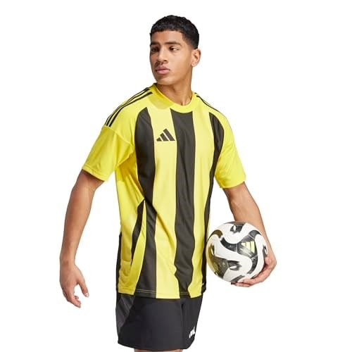 adidas Striped 24 Jsy Erkek Futbol Forması IW2146 Sarı