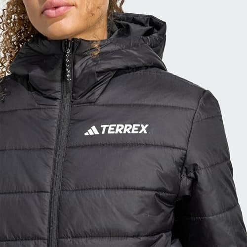 adidas Terrex Multi Essentials Insulated Kapüşonlu Mont, M, Terrex Multi Essentials Insulated, Siyah, Kadın