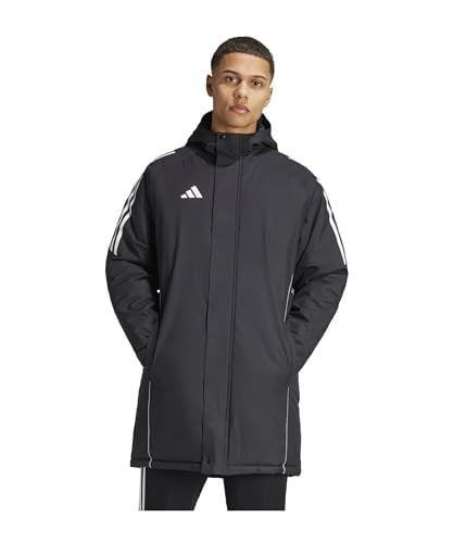 adidas Tiro 24 Erkek Siyah Kapüşonlu Mont