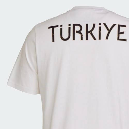adidas Turkiye Tee C M Türkiye Erkek Antrenman Tişörtü JD8307 Beyaz