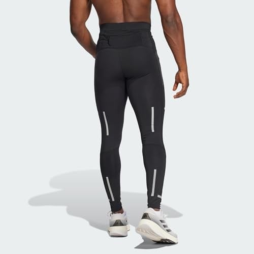 adidas Ultimate Hi Vis Erkek Siyah Tayt, XS
