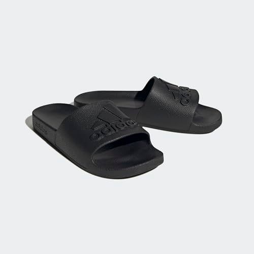 adidas Unisex Adilette Aqua Slides, Core Black Cloud White Core Black, 43 EU - Bedenler: 5 Narrow, 5.5 US, 6 Narrow, 7 Narrow, 7.5 Narrow, 8 Narrow...
