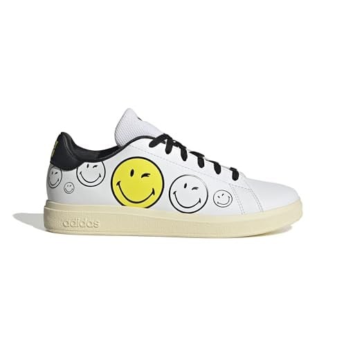 adidas Unisex Çocuk ADVANTAGE SMILEY J Ayakkabı - Düşük Taban (Futbol Dışı)